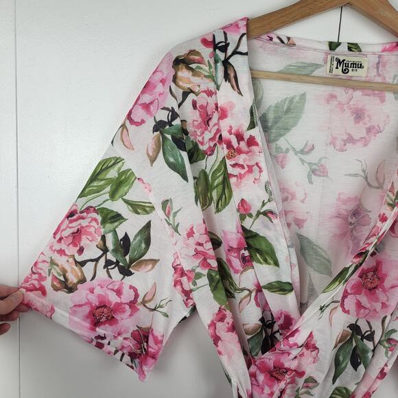 Show Me Your Mumu Women's Brie Robe Garden of Blooms Print Lightweight | OS - Picture 6 of 13